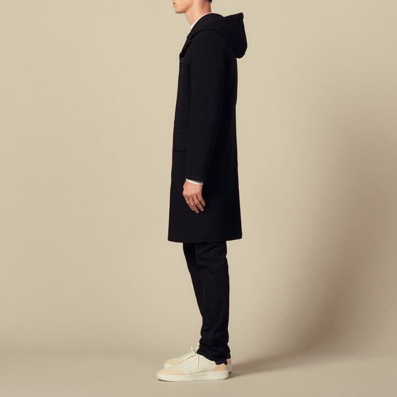 Sandro Other - Sandro hooded wool mens coat.